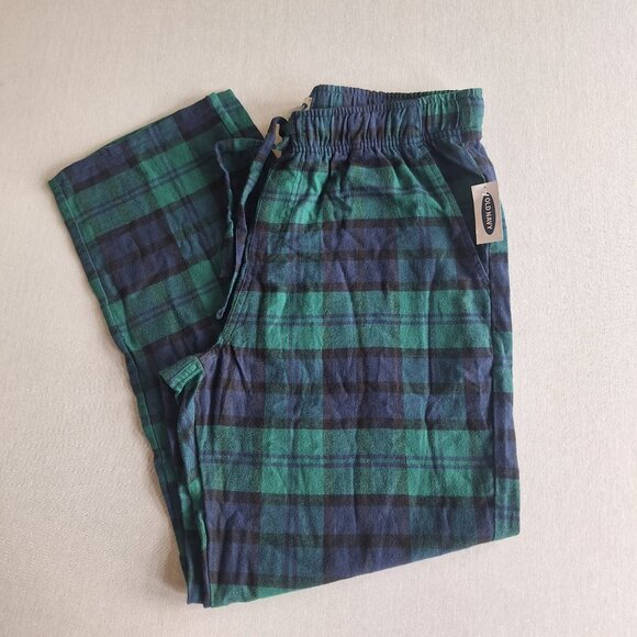 NWT Old Navy Plaid 100% Cotton Pijama Pants Size L Sleepwear Loungewear Cozy Fal - Picture 1 of 7